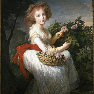 Portrait of Maria Cristina of Naples and Sicily, c. 1790 (oil on canvas)