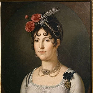 Portrait of Maria Luisa of Spain, Duchess of Lucca. 19th century (painting)