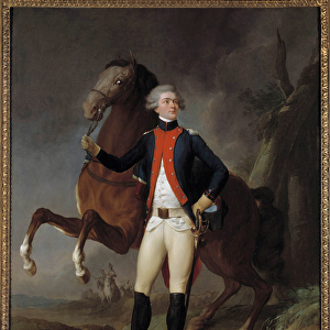 Portrait of Marie Gilbert Mottier, Marquis de La Fayette