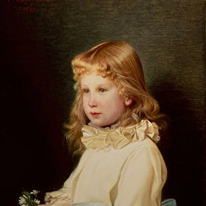 Portrait of Marquerite de Neu-Fville, 1881 (oil on canvas)