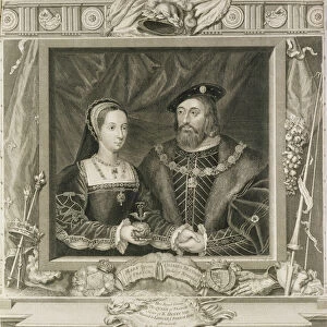 Portrait of Mary (1496-1533) Queen of France, and Charles Brandon (d