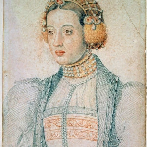 Portrait of Mary of Portugal (1521-1578), daughter of Manuel I of Portugal