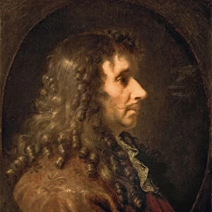 Portrait of Moliere (1622-73) 1660 (oil on canvas)