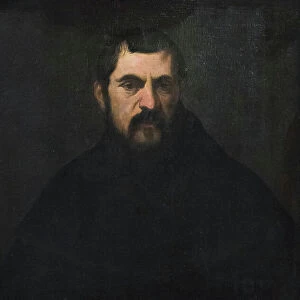 Portrait of a monk, (painting)