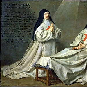 Portrait of Mother Catherine-Agnes Arnauld (1593-1671) and Sister Catherine of St