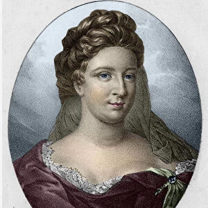 Portrait of Mrs. Antoinette Deshoulieres (1634-1694)