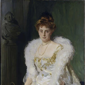 Portrait of Mrs. Charles Beatty Alexander (nee Harriet Crocker), 1902 (oil on canvas)