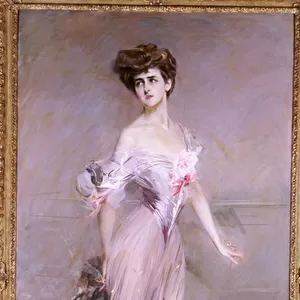 Portrait of Mrs Howard-Johnston, 1906 (oil on canvas)