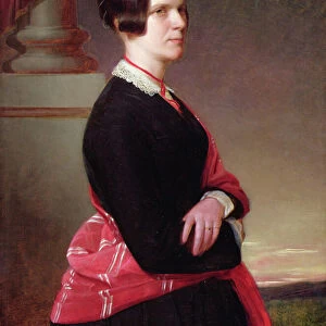 Portrait of Mrs. Sandys, the artists mother, later 1840s (oil on panel)
