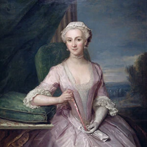 Portrait of Mrs Shakespeare, 1739 (oil on canvas)