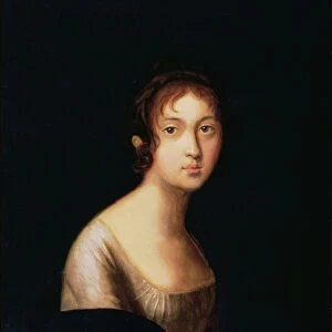 Portrait of Natalia Goncharova, 1820s (oil on canvas)