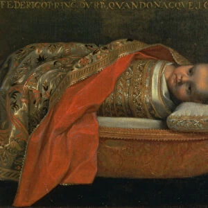 Portrait of the newborn Federigo di Urbino, 1605