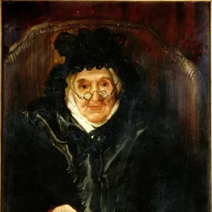 Portrait of an Old Lady, 1823 (oil on panel)