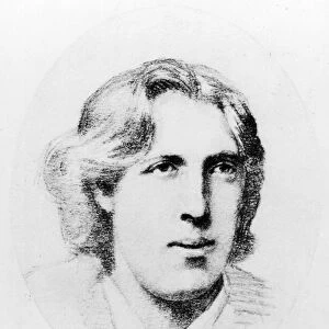 Portrait of Oscar Wilde (charcoal)