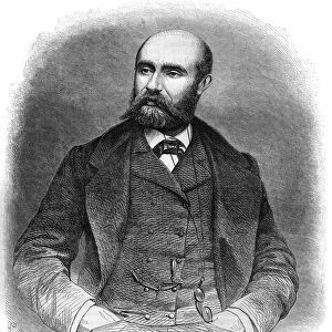 Portrait of Paul Henry Corintin Feval (Paul Feval pere, 1816-1887), French writer