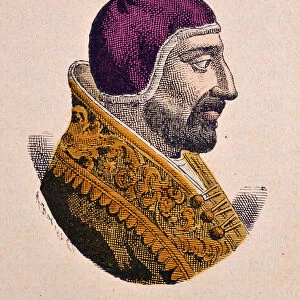 Portrait of the Pope Innocent VI (Innocenzo, Innocentius) (1352-1362)