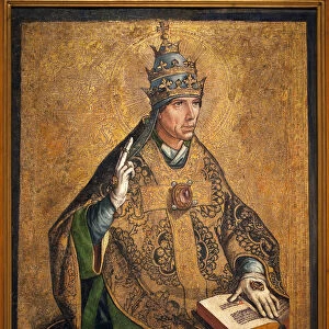 Portrait of Pope Saint Gregoire (known as the Great, Pontificate 540-604)