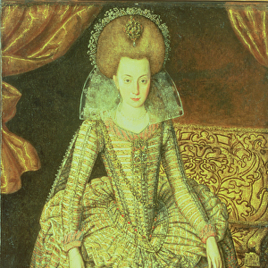 Portrait of Queen Elizabeth of Bohemia (1596-1662) (oil on canvas)