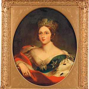 Portrait of Queen Victoria (oil on canvas)