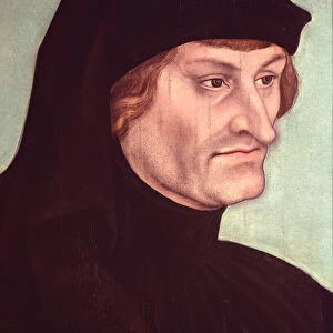 Portrait of Rudolf Agricola (1444-85) (oil on panel)