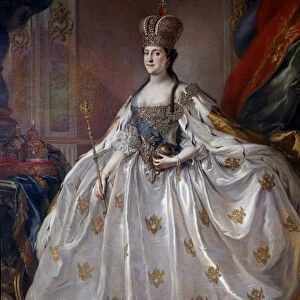 Portrait of the Russian Impress Catherine II the Great (1729-1796