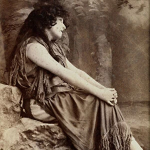 Portrait of Sarah Bernhardt in a New York Production, 1892 (photo)