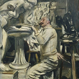 Portrait of the Sculptor Nikolaus Friedrichs; Portrait des Bildhauers Nikolaus Friedrichs