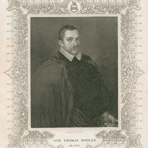 Portrait of Sir Thomas Bodley (1545-1613) (engraving)