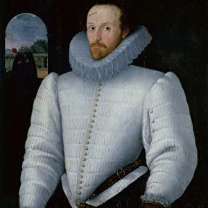 Portrait of Sir Walter Raleigh (oil)