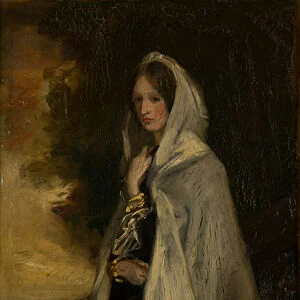 Portrait of Ursula Bridgeman, Lady Londesborough (1823-1883), c. 1843-78 (oil on board)