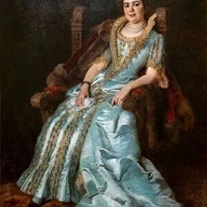 Portrait of Varvara Alexeevna Morozova, 1884, (Oil on canvas)