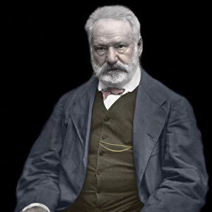 Portrait of Victor Hugo (1802-1885), French writer and poet