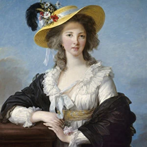 Portrait of Yolande Gabrielle Martine de Polastron, Duchess of Polignac (1749-1793