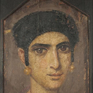 Portrait of a young lady, from Fayum, 2nd century AD (tempera on panel)