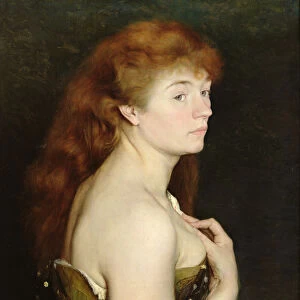 Portrait of a Young Red Haired Woman, 1889 (oil on canvas)