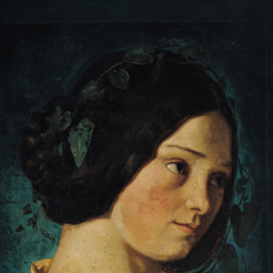 Portrait of Zelie Courbet, c. 1842 (oil on canvas)