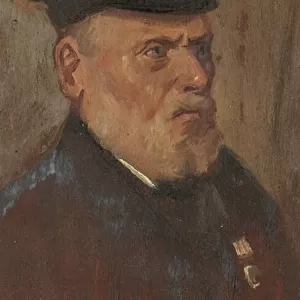 Portraits of C. Parson, R. A. c. 1920 (oil on panel)