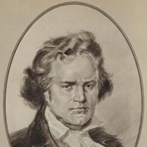 Portraits of Composers: Beethoven (litho)