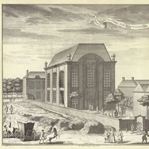 The Portuguese Synagogue, Amsterdam (engraving)