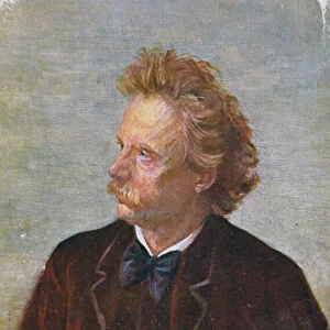 Postcard depicting Edvard Hagerup Grieg (1843-1907) (colour litho)