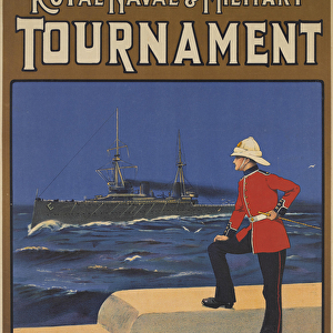 Poster for the Royal Naval and Military Tournament, 1910 (colour litho)
