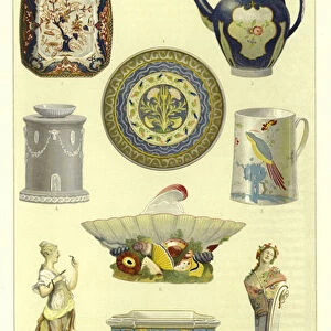 Pottery and Porcelain (colour litho)