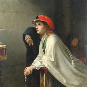 Prayer, 1862 (oil on canvas)