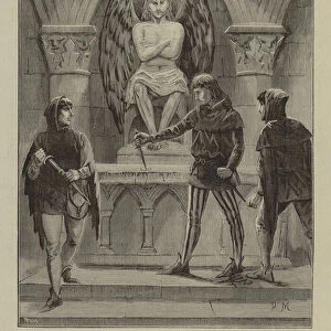 Precursors of Freemasonry: the Luciferians (engraving)