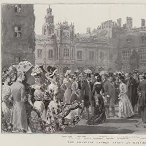 The Premiers Garden Party at Hatfield (engraving)