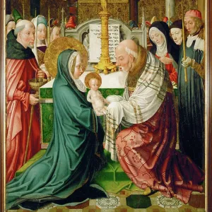 Presentation in the temple, one of two panels Presentation in the temple, one of two panels