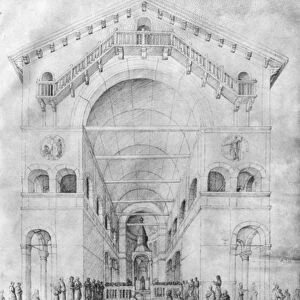 The Presentation of the Virgin in the Temple, from the Jacopo Bellinis Album of drawings