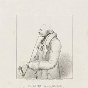 Prince Blucher, Field Marshal of the Prussian Forces, 1814 (print)