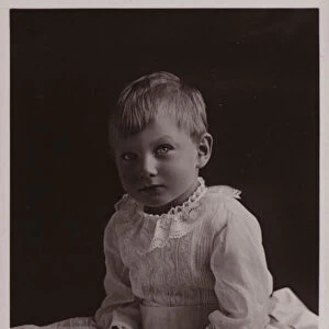 Prince John Of Wales (b / w photo)
