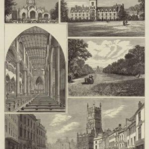 The Prince of Waless Visit to Cirencester (engraving)
